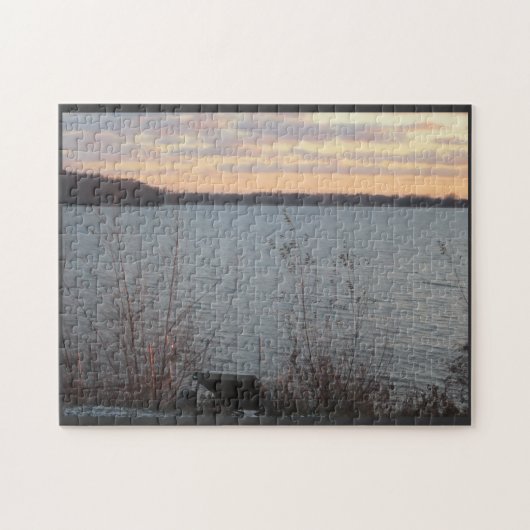 Puzzle de Sunset Lake Shore (Horizontal)