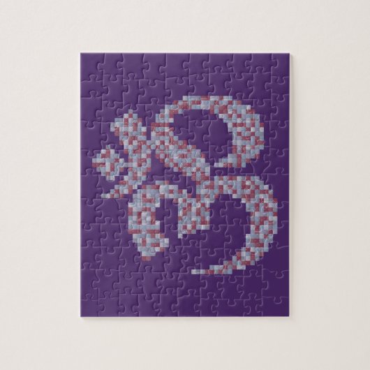 Puzzle de symbole de l'OM (Vertical)