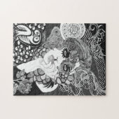 Puzzle de tabagisme de femme (Horizontal)