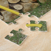 Puzzle de tas de bois et de hache (Côté)