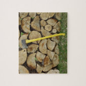 Puzzle de tas de bois et de hache (Vertical)