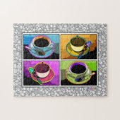 Puzzle de tasses de café d'art de bruit (Horizontal)