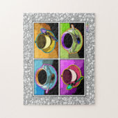 Puzzle de tasses de café d'art de bruit (Vertical)