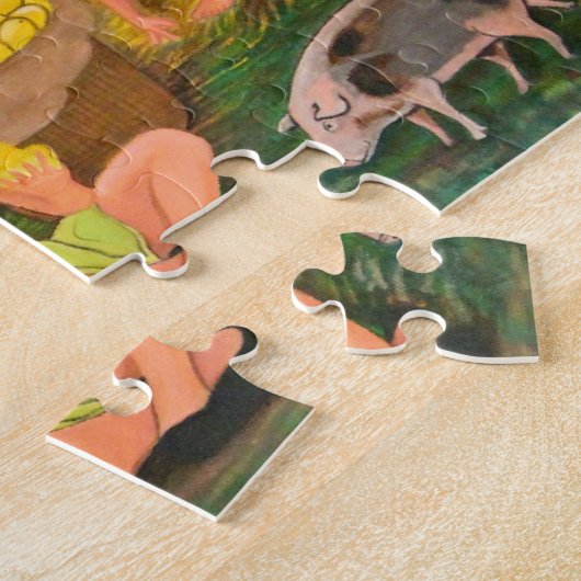 Puzzle de temps de récolte (Côté)