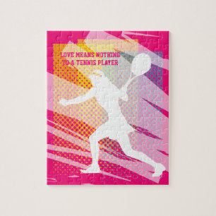 Puzzle de tennis pour enfants - L'amour ne signifi
