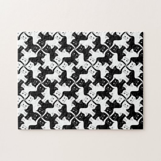 Puzzle de Tessellation de chat (Horizontal)