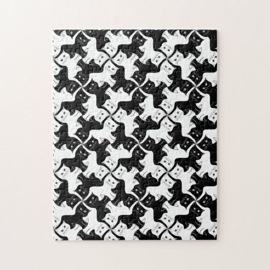 Puzzle de Tessellation de chat (Vertical)