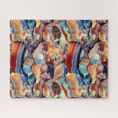 Puzzle de texture de sédimentation géologique (Horizontal)