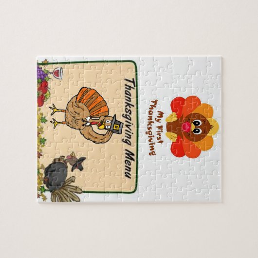 Puzzle de Thanksgiving (Horizontal)