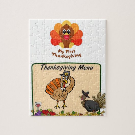 Puzzle de Thanksgiving (Vertical)