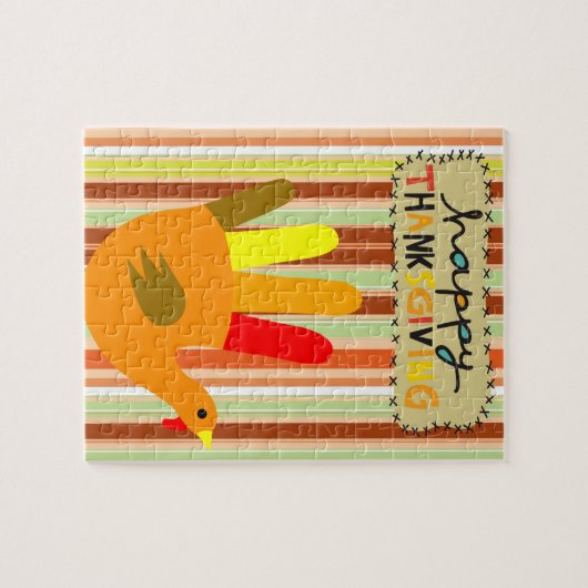 Puzzle de Thanksgiving (Horizontal)