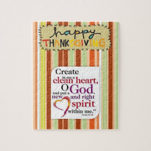 Puzzle de Thanksgiving (Vertical)