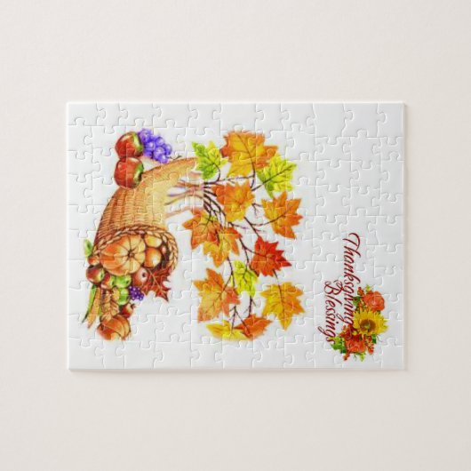 Puzzle de Thanksgiving (Horizontal)