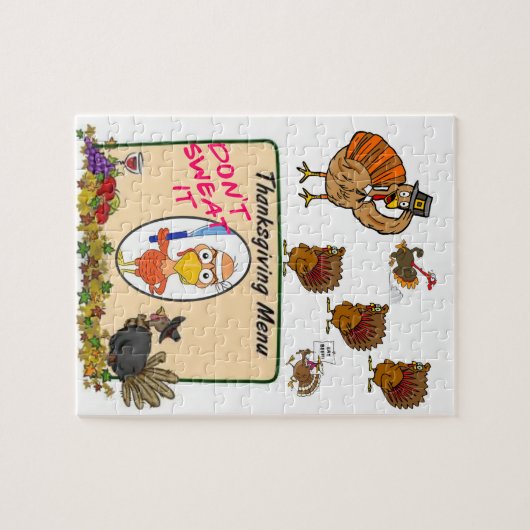Puzzle de Thanksgiving (Horizontal)
