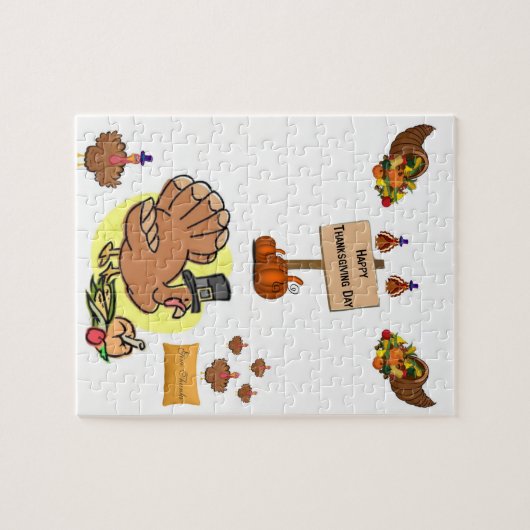 Puzzle de Thanksgiving (Horizontal)