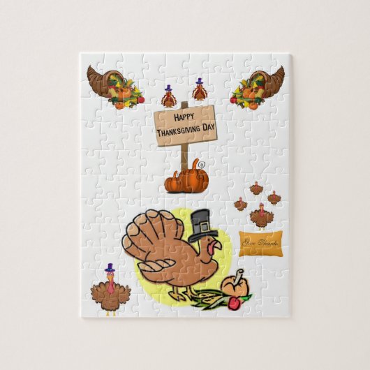 Puzzle de Thanksgiving (Vertical)