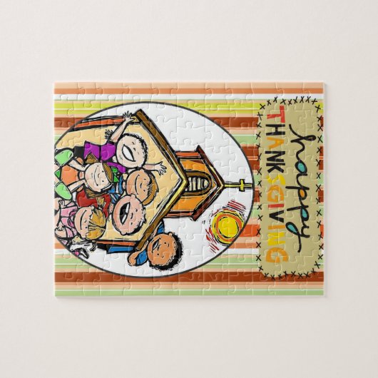 Puzzle de Thanksgiving (Horizontal)