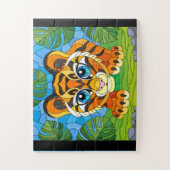 Puzzle de tigre (Vertical)