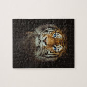 Puzzle de tigre aux yeux bleus (Horizontal)