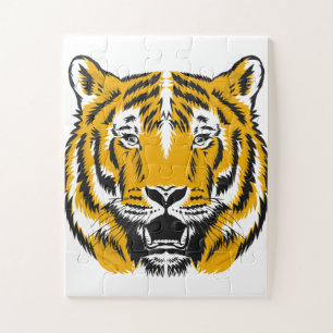 puzzle de tigre drôle pour les enfants