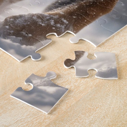 Puzzle de Tigre Personnalisé Sibérie Personnalisé (Côté)