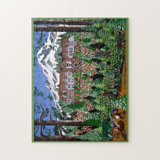Puzzle de Timberline de printemps (Vertical)