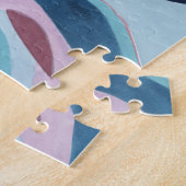 Puzzle de toile abstraite aquarelle colorée (Côté)