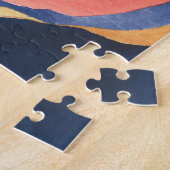 Puzzle de toile abstraite aquarelle colorée (Côté)