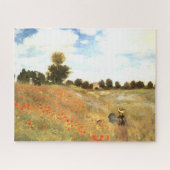 Puzzle de toile de maître, "Champ de coquelicots" (Horizontal)