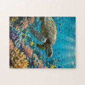 Puzzle de Tortue de Mer (Horizontal)