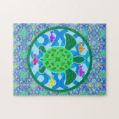 Puzzle de tortue de mer verte (Horizontal)