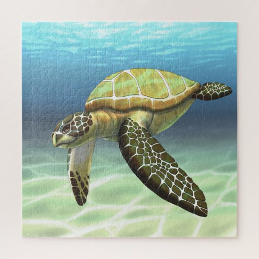 Puzzle de tortue marine (Vertical)