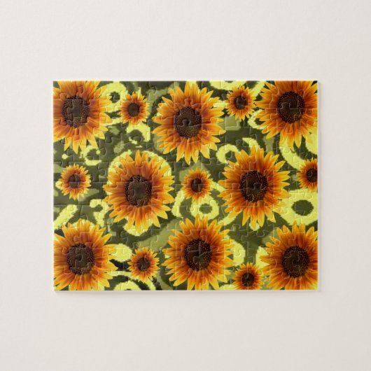 Puzzle de tournesol (Horizontal)