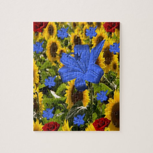 Puzzle de tournesol (Vertical)