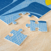 Puzzle de tournesol 11x14 pour les aveugles de cou (Côté)