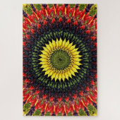 Puzzle de tournesol de récolte (Vertical)