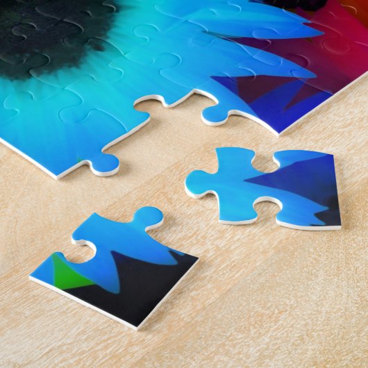 puzzle de tournesol néon (Côté)