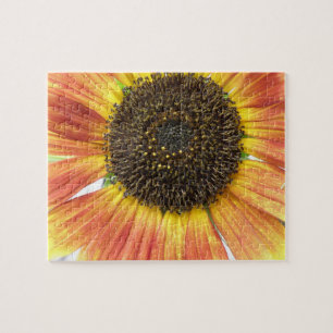 Puzzle de tournesol orange