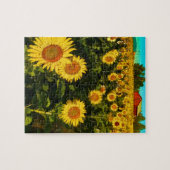Puzzle de tournesol par Francoise (Horizontal)