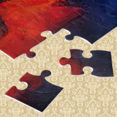 Puzzle de tournesols orange peint