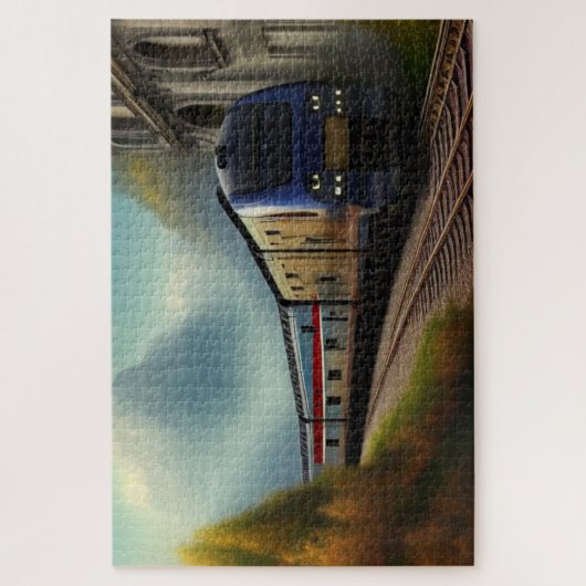 Puzzle de train (Vertical)