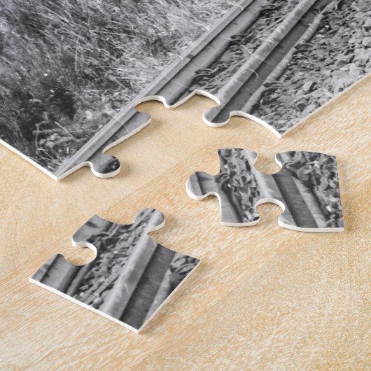 puzzle de train d'hiver (Côté)