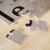 Puzzle de traits de beagle (Côté)