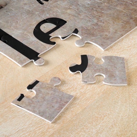 Puzzle de traits de beagle (Côté)