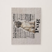 Puzzle de traits de carlin (Vertical)