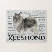 Puzzle de traits de Keeshond (Horizontal)
