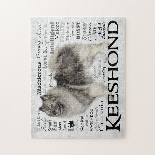 Puzzle de traits de Keeshond (Vertical)