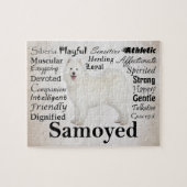 Puzzle de traits de Samoyed (Horizontal)