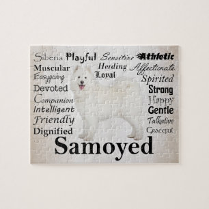 Puzzle de traits de Samoyed