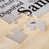 Puzzle de traits de Samoyed (Côté)